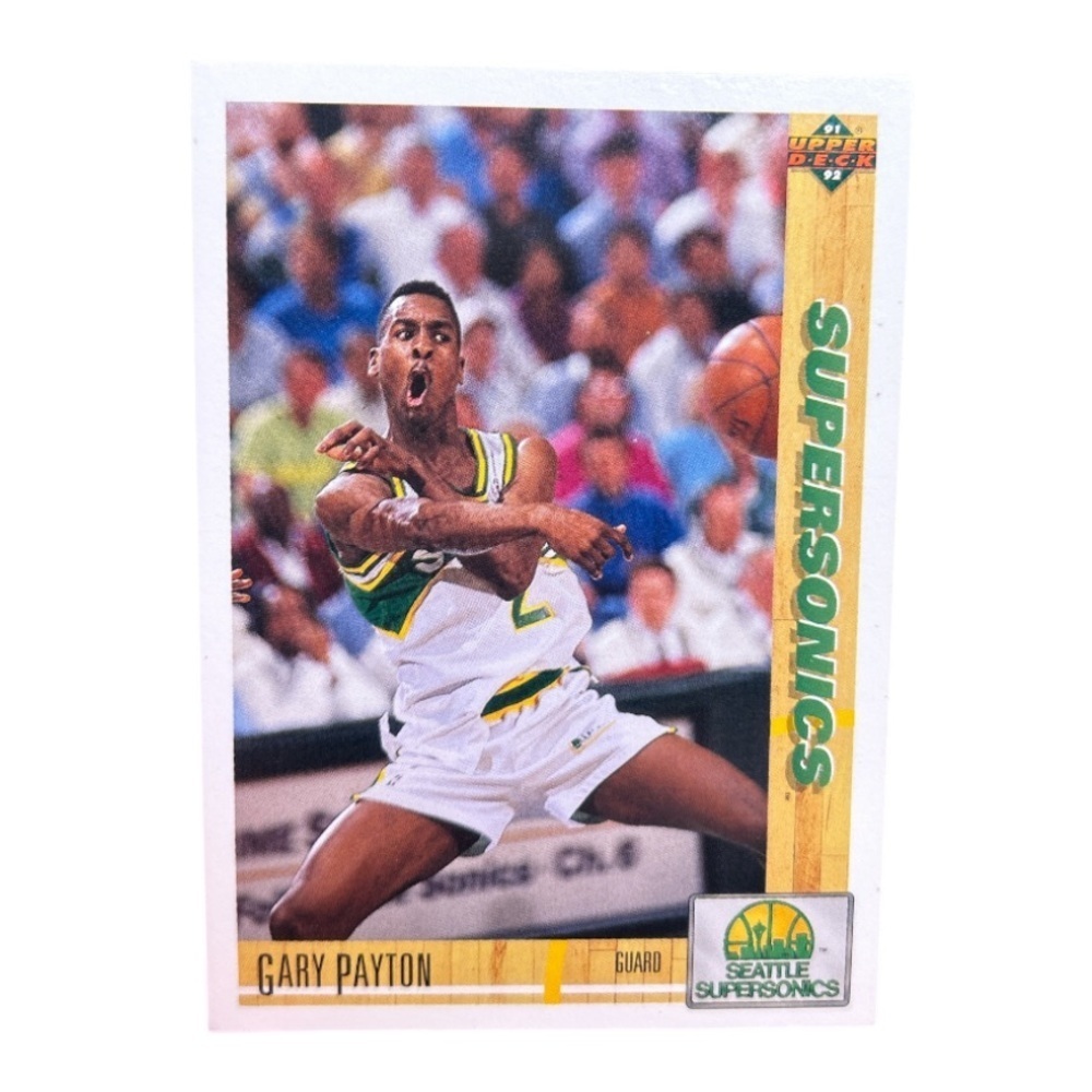 Gary Payton 1991 Seattle Supersonics Upperdeck #153 Trading Card